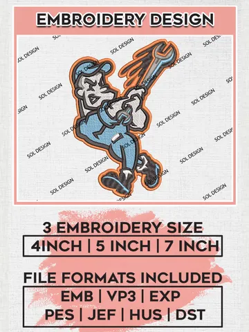 MiLB Inland Empire 66ers Embroidery Design Files, MiLB Inland Empire 66ers Logo, Minor League Baseball Logo Embroidery Designs, MiLB embroidery designs, Machine embroidery designs, Digital Download $6.99