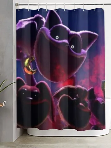 CatNap Poppy Playtime Shower Curtain $48.00
