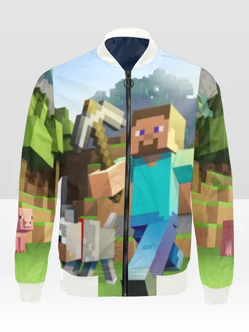 Minecraft Shoes Bomber Jacket $79.97
