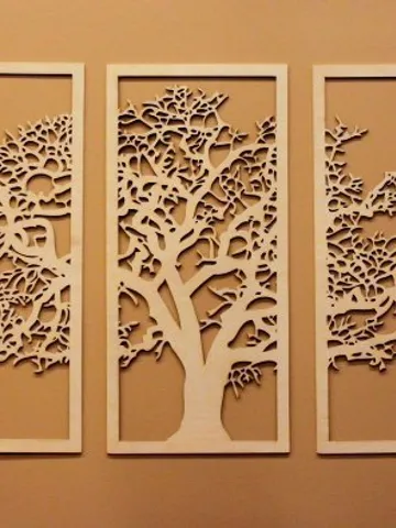 Digital Template Cnc Router Files Cnc Panel Wall Files for Wood Laser Cut Pattern $6.50