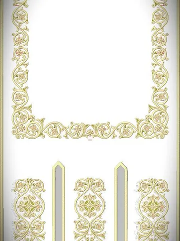 "Banner" set of designs for machine embroidery $18.00