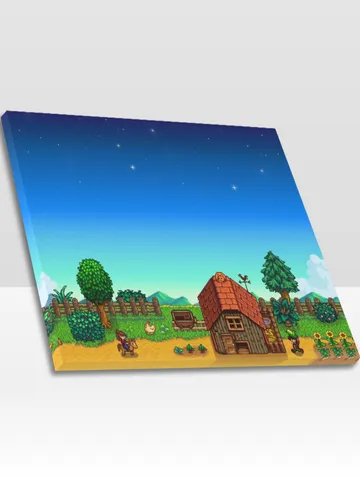 Stardew Valley Frame Canvas Print, Wall Art Home Decor Poster $24.00