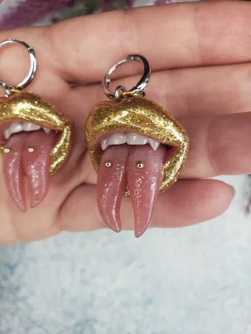 A set of earrings. 50% deposit