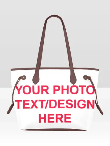Custom Canvas Purse Photo Print, Put Your Picture on Personalized Tote Bag, Your Image on Canvas bag, Cool Gift Idea $54.00
