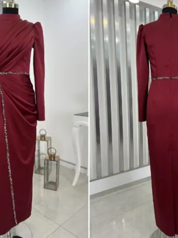AHUNARE HIJAB - Wedding Dress, Muslim Evening Gown, Nikah, Islamic Wedding, Engagement, Bridesmaid, , Hijab, Ramadan Eid, Prom Dresses $59.00