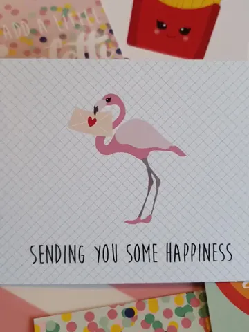 Postcard Sending You Some Happiness $3.00