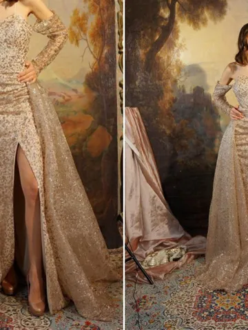 AHUNARE HIJAB - Wedding Dress, Gown, Nikah, Islamic Wedding, Engagement, Bridesmaid $441.00