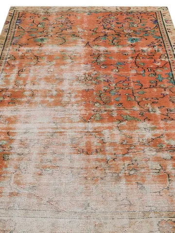 Turkish Treasures Rug - 131x226 cm Antique Beauty in Historic Orange & Old World Charm, Perfect Addition to Your Home Decor! $445.00