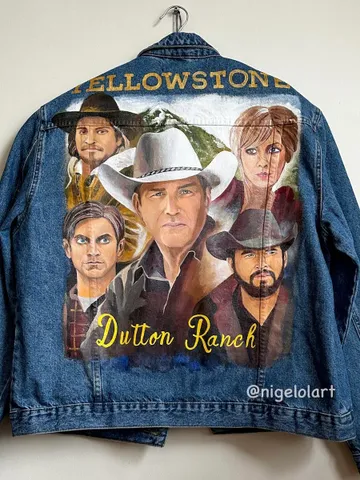 Denim jacket Yellowstone American TV series yellowstone netflix $628.88