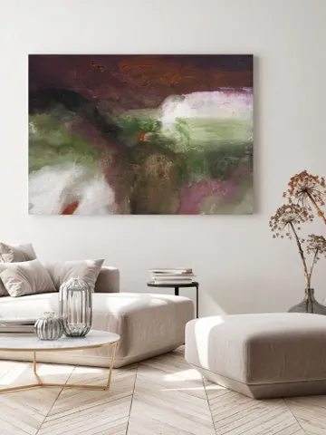 Sober Elegant Painting, Abstract Painting for Elegant Office, Aesthetic Painting, Office Decor, Abstract Painting Canvas Original Artwork $542.00