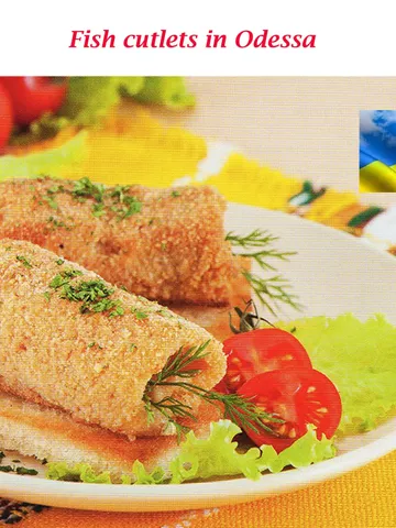 Recipe for Odessa-style fish cakes on toast Fish dish Ukrainian recipes Ukraine shops Digital file Ukraine $2.00