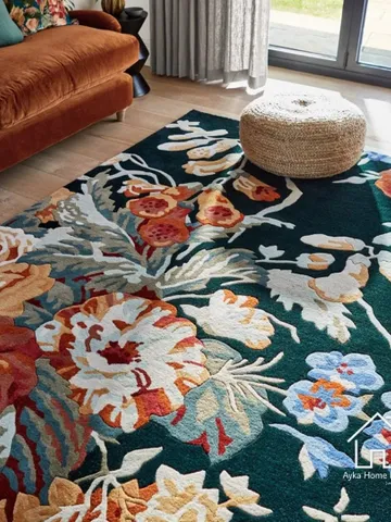 New Authentic Luxury Designed Red Pink Grey Multi Color Orange Green Blue Peach Colored Floral rug High Quality long Durable rug /Flower Rug $777.92