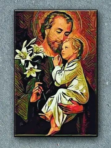 Jesus Christ Print on Canvas , Floating Frame Option, Modern Wall Art, Extra Large Canvas Wall Art $160.00