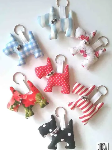 ITH Scottish Key Ring - Portachiavi Imbottito - Ricamo a macchina - Download digitale $4.00