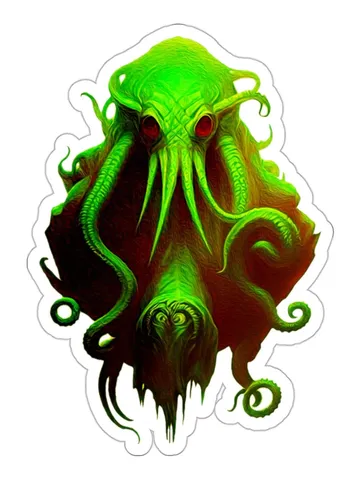 The Deep Ones Kiss-Cut Sticker | HP Lovecraft Vinyl Sticker, Glossy Sticker, Call of Cthulhu Merch, Tabletop Roleplaying Accessory $3.00