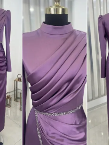 AHUNARE HIJAB - Wedding Dress, Muslim Evening Gown, Nikah, Islamic Wedding, Engagement, Bridesmaid, , Hijab, Ramadan Eid, Prom Dresses $59.00