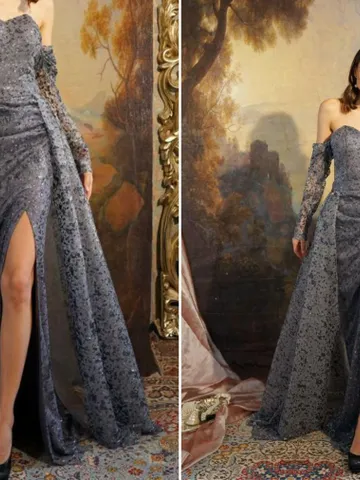 AHUNARE HIJAB - Wedding Dress, Gown, Nikah, Islamic Wedding, Engagement, Bridesmaid $441.00