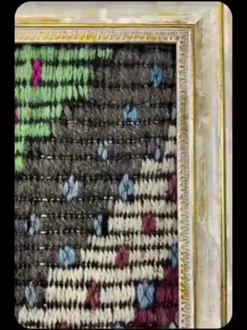 Elegant Vintage Wall Kilim Art - Hand-Woven Woolen Masterpiece for Home Decor - 50x70 cm $149.00