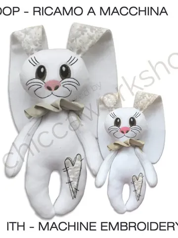 ITH Soft Bunny - Ricamo a macchina $6.00