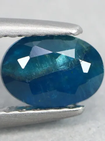 0.85 CT Stunning Rarest Unheated 100% Natural Neon Blue Apatite $4.99