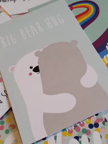 Postcard Big Bear Hug $3.00