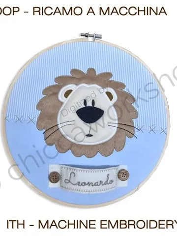 ITH Baby Shower Leone - Ricamo a macchina con tutorial $7.00