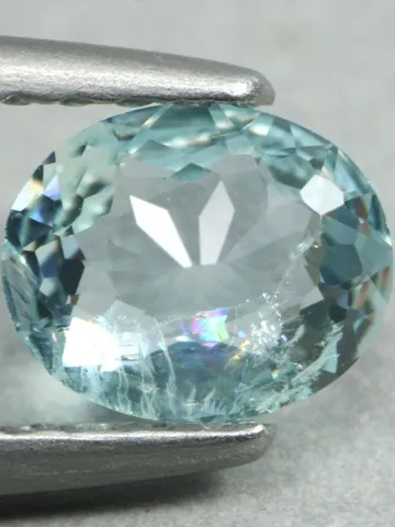 0.44 CT Wonderful Unheated 100% Natural Blue Aquamarine Gemstone $4.99