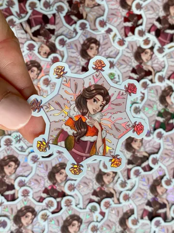 Beautiful Princess Sticker | Hydroflask Sticker | Laptop Sticker | Sticker | Small Gift | Gift | Holographic $4.20