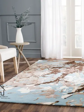 Ayka Fring silky shine collection 100% Pure Woolen Area Rug For Hall Kitchen Living Room Bed Room Bath Room Dining Room Kids Room Christmas $242.94