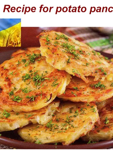 Recipe for potato pancakes Ukrainian recipes Ukraine shops Digital file Ukraine $2.00