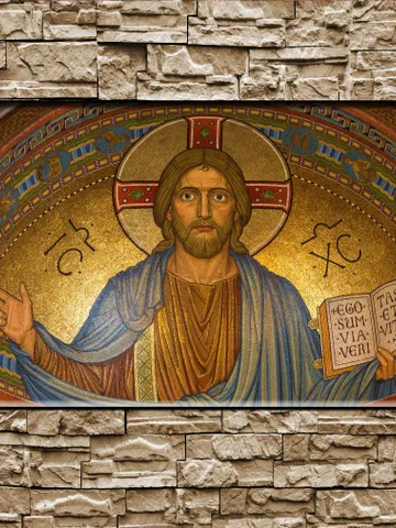 Jesus Christ  Print on Canvas , Floating Frame Option, Modern Wall Art, Extra Large Canvas Wall Art $160.00