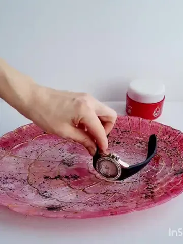Hand Paint Pink Glass Plate for Exquisite Jewelry, Large Shell Pink Glass Plate $75.00