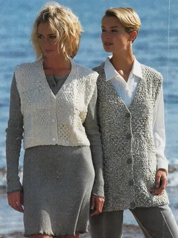 Long waistcoat vest knitting pattern sleeveless cardigan aran chunky cardigan hood pattern $6.68