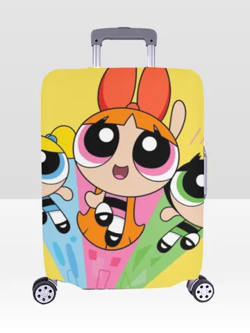 Power Puff Girls Luggage Cover, Luggage Protective Print Cover, Case Cover $30.00