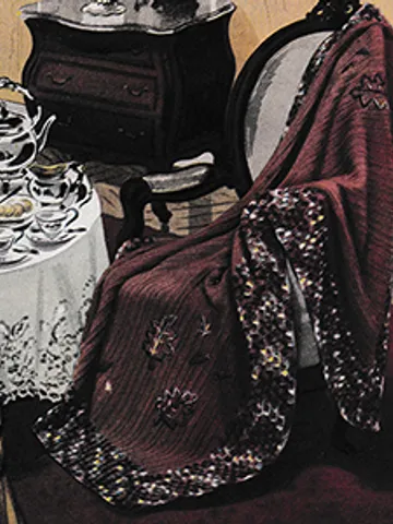 Crochet Pattern Vintage Afghan Victoriana Digital Download PDF $1.90