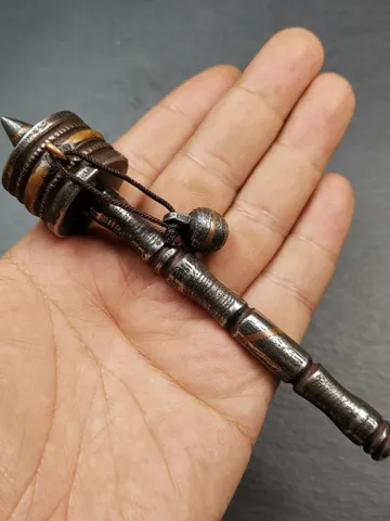Gandhanra Handmade Tibetan Handheld Prayer Wheel,Mani Wheel,Small Size 13cm $129.99