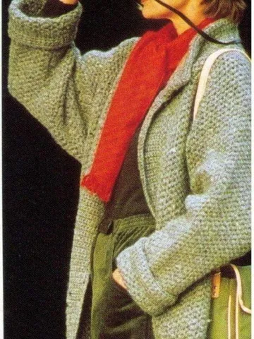 Coat crochet, women Coat crochet pattern, easy simple Coat, cardigan long women pattern pdf instant download $6.68