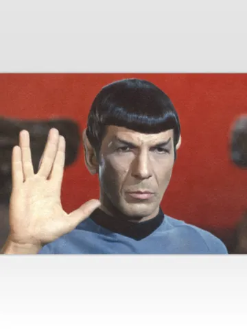 Star Trek Spock DoorMat $48.00
