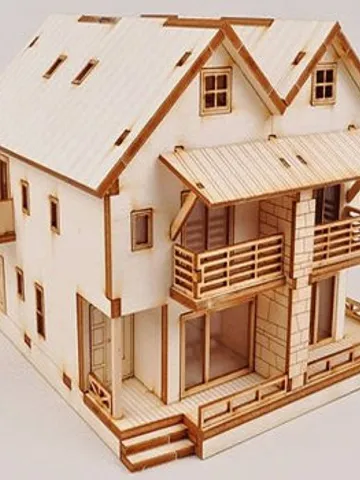 Digital Template Cnc Router Files Cnc Dollhouse Files for Wood Laser Cut Pattern $7.50