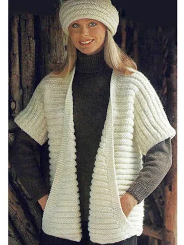 Cardigan sweater jacket knitting pattern women ladies easy pattern cardigan pdf instant download $6.68