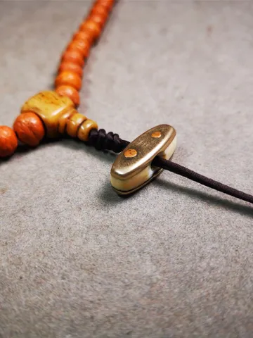 Gandhanra Handmade Tibetan Amulet,Unique Vajra Pendant for Mala,Bag Hanging,Prayer Bead Accessories,0.9" × 0.3" $39.99