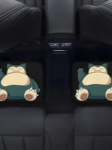 Snorlax Back Car Floor Mats Set of 2 $54.00