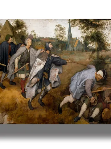 Pieter Bruegel the Elder: Parable of the Blind or The Blind Leading the Blind. $21.00