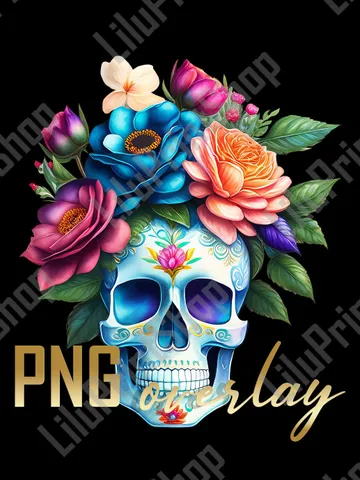 Candy skull png clipart Calavera Day of the dead, Cinco de Mayo Sugar skull clipart Dia de los muertos digital instant download $2.71