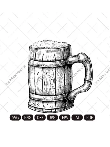 Beer Mug Svg, Alcohol Svg, Wooden Beer Mug , Beer Clipart, Wine and Beer svg, Cheers And Beers Svg, Drinking Dad Svg, Beer Babe Svg, Liquid $3.20