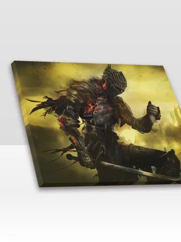 Dark Souls Frame Canvas Print $24.00