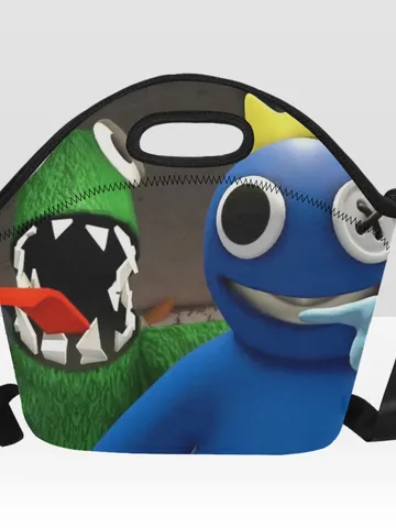 Rainbow Friends Neoprene Lunch Bag, Lunch Box $36.00