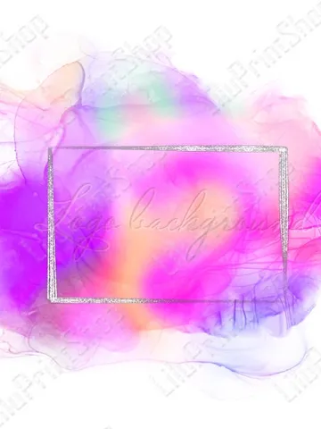 Watercolour rainbow logo design, Logo Background Png, Rainbow ink logo, Watercolor splash logo, alcohol ink logo, Rainbow logo png $2.44