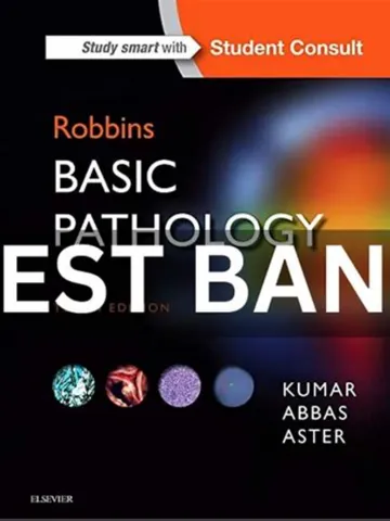 TEST BANK Robbins Basic Pathology 10th Edition