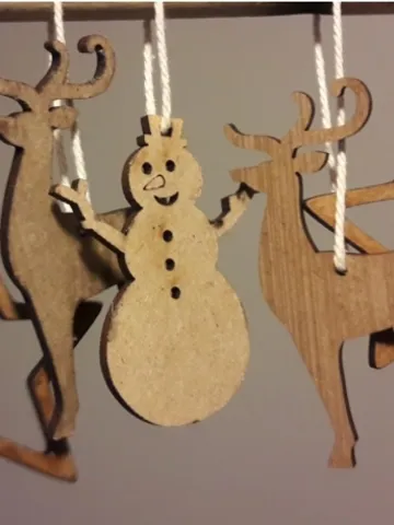 Digital Template Cnc Router Files Cnc Christmas Decorations Files for Wood Laser Cut Pattern $6.50